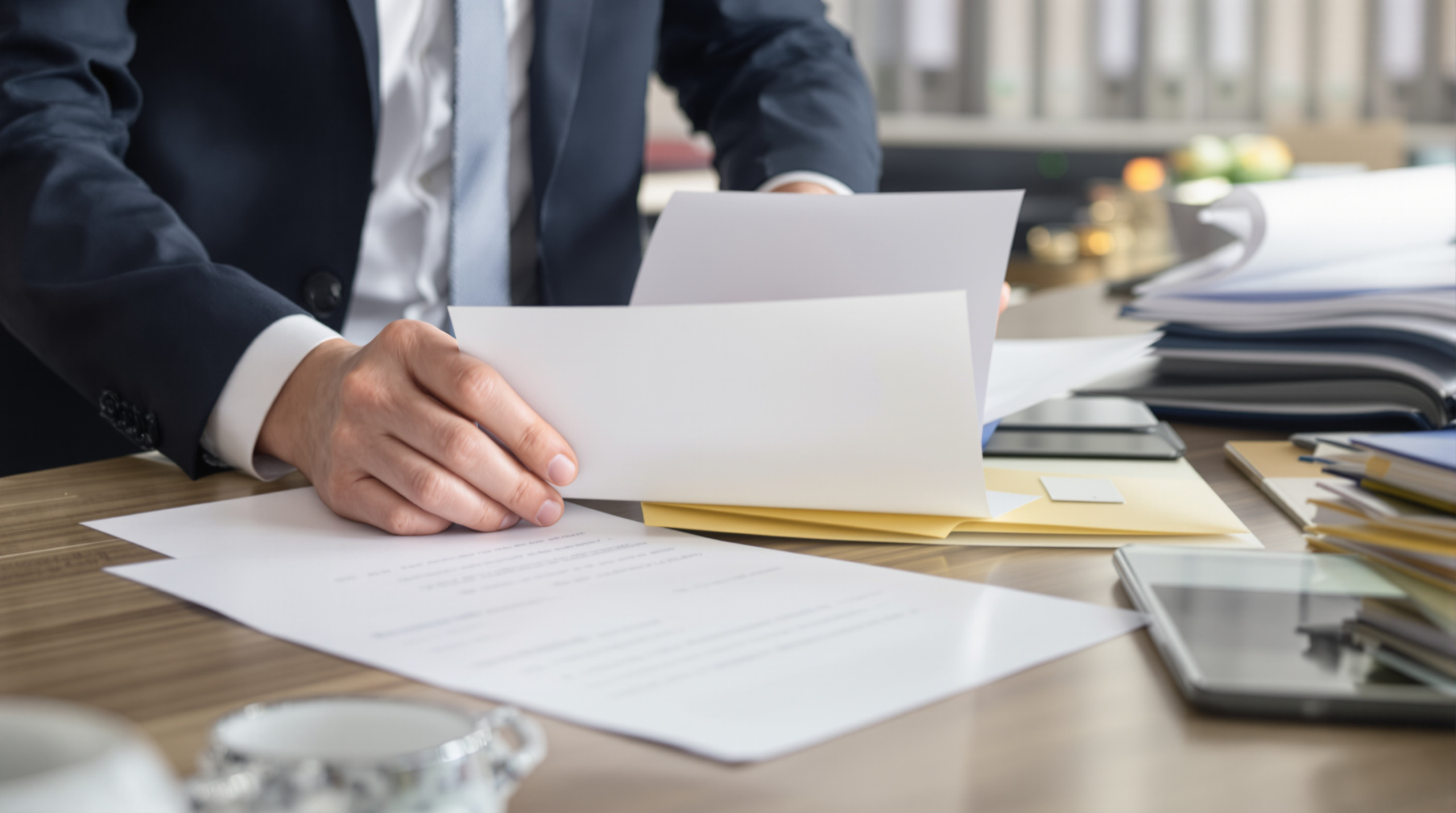 Finance professional reviewing overdue invoices and accounts receivable workflow for Commercial Debt Collection for Business Cash Flow
