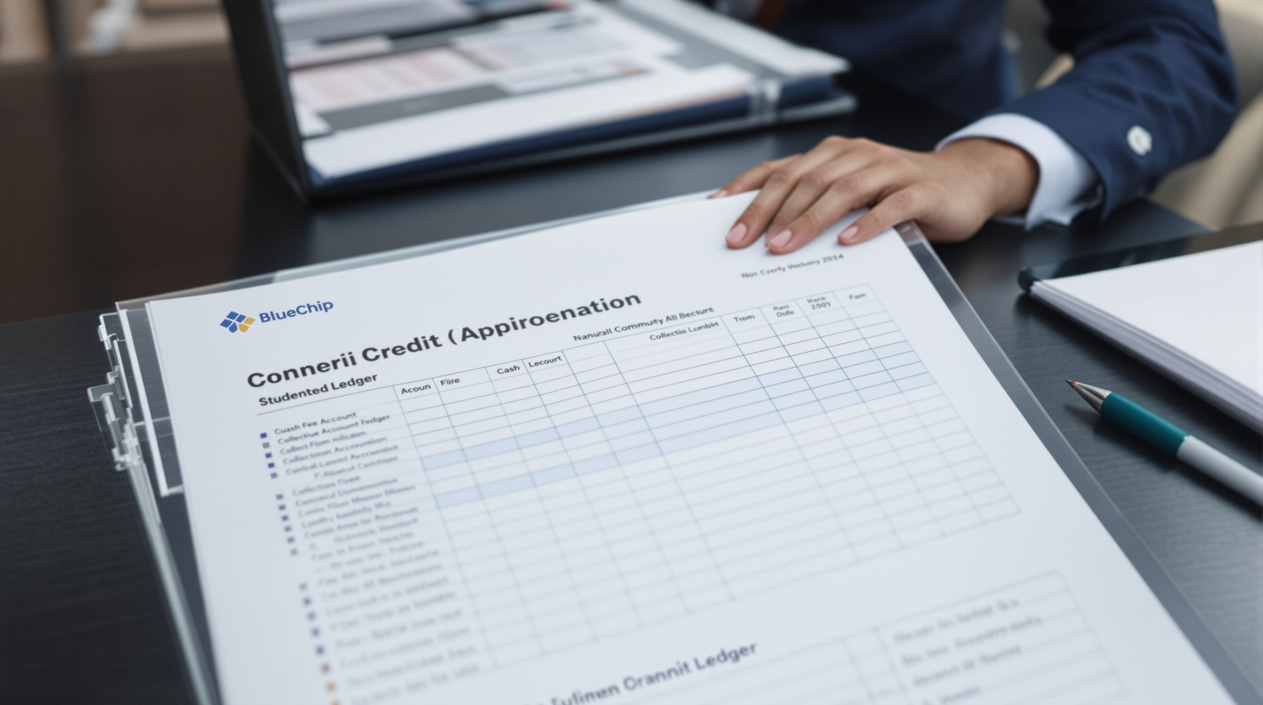 Finance professional reviewing overdue invoices and accounts receivable workflow for Commercial Debt Collection for Australian Businesses